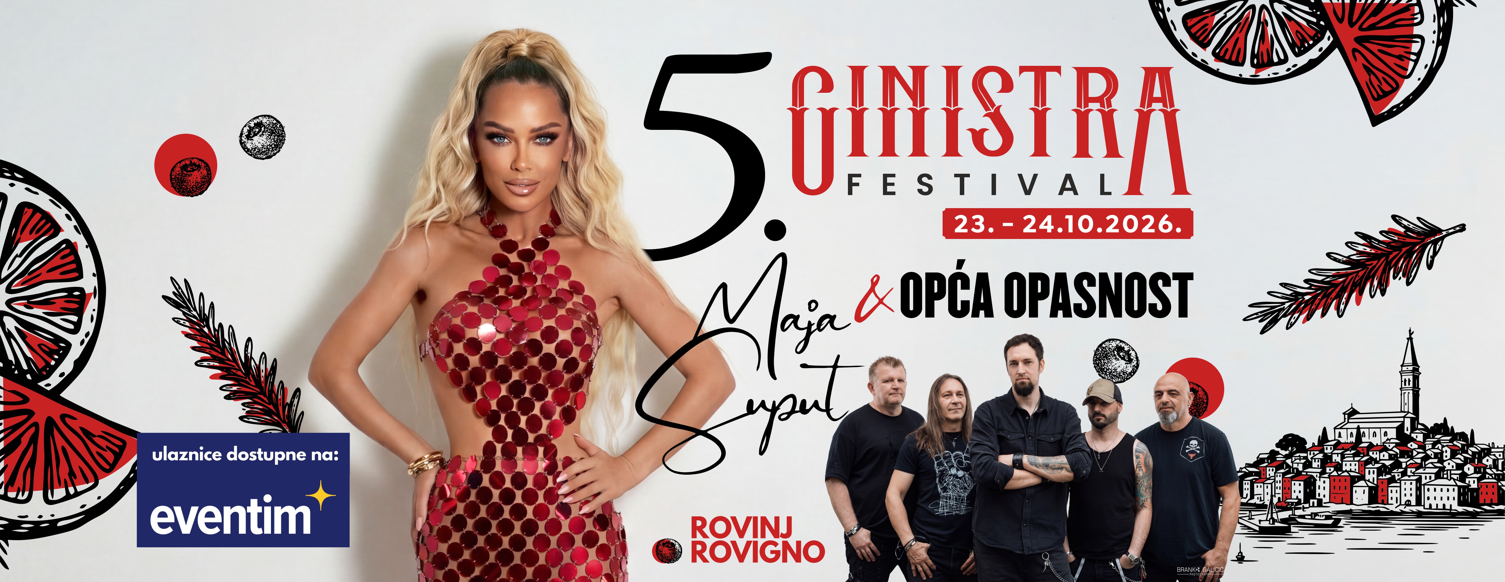 5. GinIstra Festival, 23.-24.10.2026, Maja Šuput i Opća opasnost